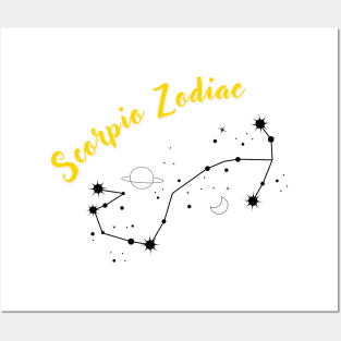 scorpio zodiac Posters and Art